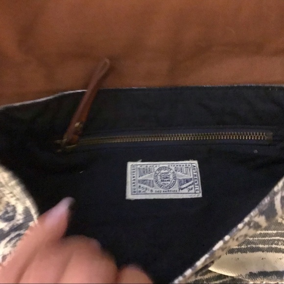 Vintage Lucky Cloth/Leather crossbody Purse - Picture 7 of 8